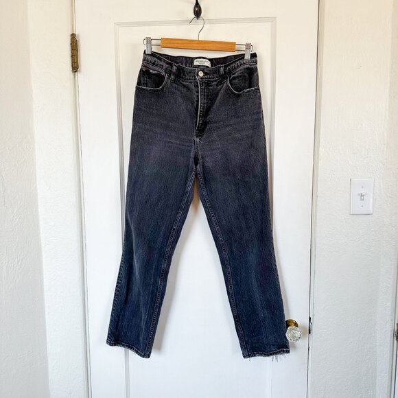 Abercrombie | 90s Straight Ultra High Rise Jeans in Washed Black‎ Size 28 - Picture 4 of 7